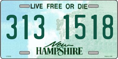 NH license plate 3131518