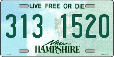 NH license plate 3131520