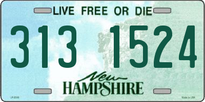 NH license plate 3131524