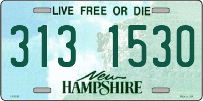 NH license plate 3131530