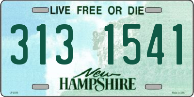 NH license plate 3131541