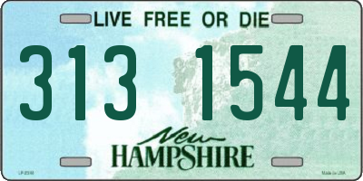 NH license plate 3131544