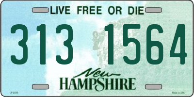 NH license plate 3131564