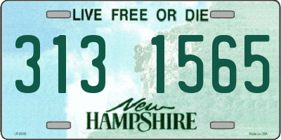 NH license plate 3131565