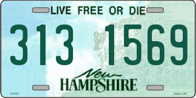 NH license plate 3131569