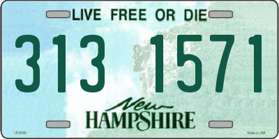 NH license plate 3131571