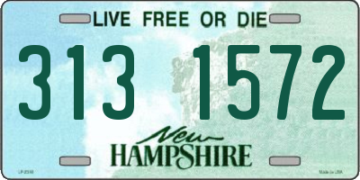 NH license plate 3131572