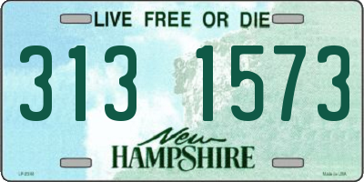 NH license plate 3131573