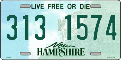 NH license plate 3131574