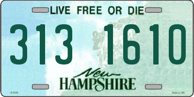 NH license plate 3131610