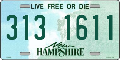 NH license plate 3131611