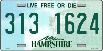 NH license plate 3131624