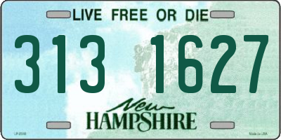NH license plate 3131627