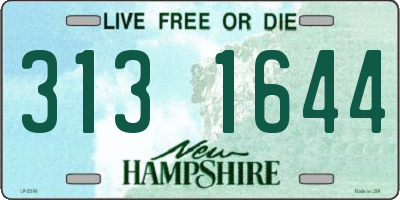 NH license plate 3131644