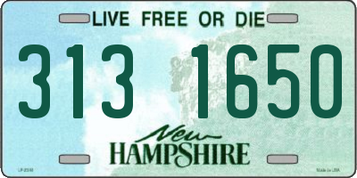 NH license plate 3131650