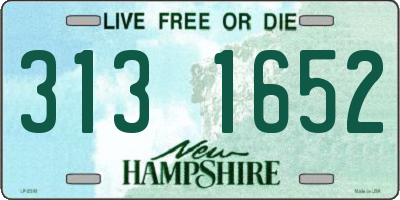 NH license plate 3131652