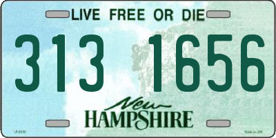 NH license plate 3131656