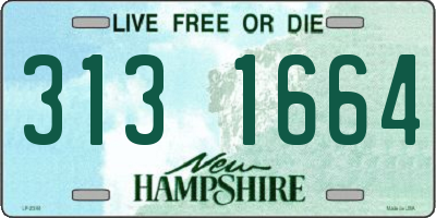 NH license plate 3131664