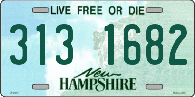 NH license plate 3131682