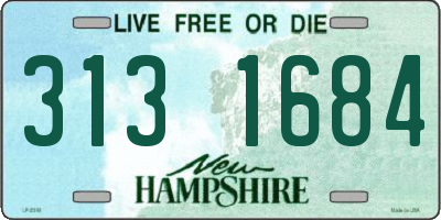NH license plate 3131684