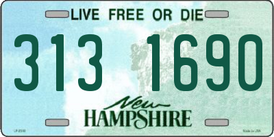 NH license plate 3131690