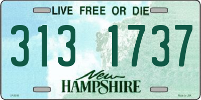 NH license plate 3131737