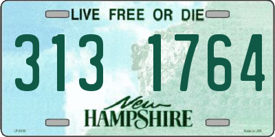 NH license plate 3131764