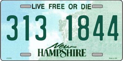 NH license plate 3131844