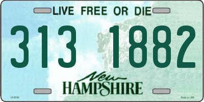 NH license plate 3131882