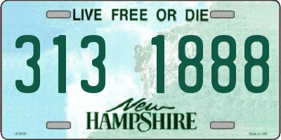 NH license plate 3131888