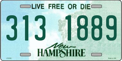 NH license plate 3131889
