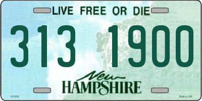 NH license plate 3131900