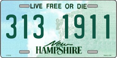 NH license plate 3131911