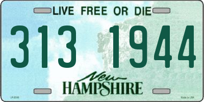 NH license plate 3131944