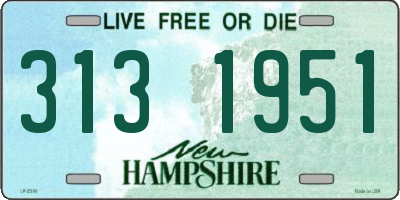 NH license plate 3131951