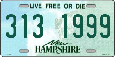 NH license plate 3131999