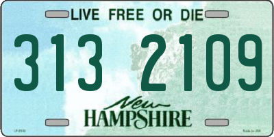NH license plate 3132109
