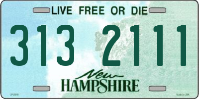 NH license plate 3132111