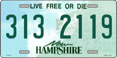 NH license plate 3132119