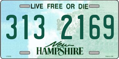 NH license plate 3132169