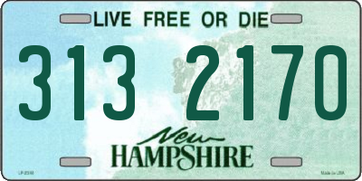 NH license plate 3132170