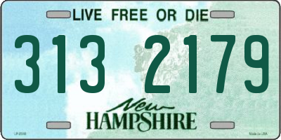 NH license plate 3132179