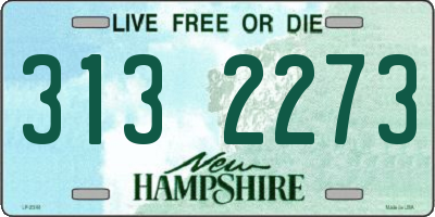 NH license plate 3132273