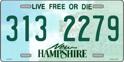 NH license plate 3132279