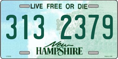 NH license plate 3132379