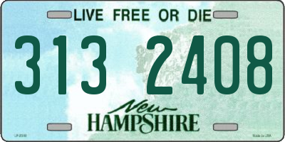 NH license plate 3132408