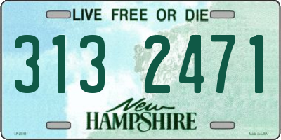 NH license plate 3132471