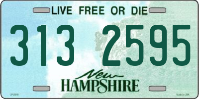 NH license plate 3132595