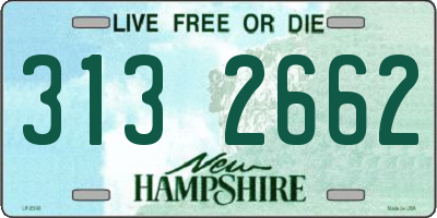 NH license plate 3132662