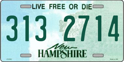 NH license plate 3132714